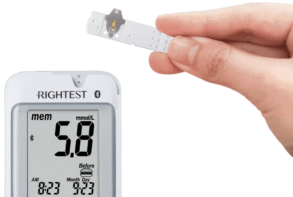 試紙橫插專利技術  血液導入更穩定